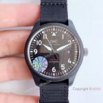 (M+) Swiss Grade IWC Pilot's Top Gun iw326901 Black PVD Watch 40mm